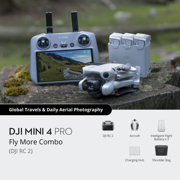 DJI MINI 4 PRO Fly More Combo ( Dji RC 2 ) - Image 2